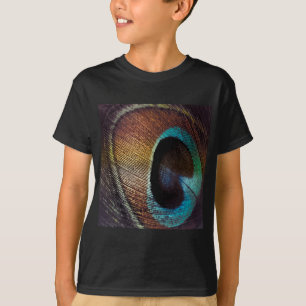Antieke tinten Pauwveer Oog T-shirt