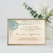 antieke toegangskaart trouwfeest oude zeilvaart re informatiekaartje (Staand voorkant)