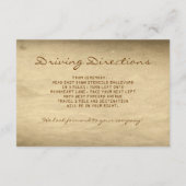 antieke toegangskaart trouwfeest oude zeilvaart re informatiekaartje (Achterkant)