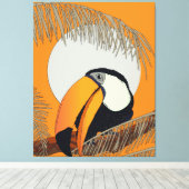 Antieke Toekan Canvas Afdruk (Insitu (Houten vloer))