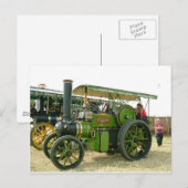 antieke tractor briefkaart (Voorkant / Achterkant)