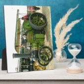 antieke tractor fotoplaat (Zijkant)