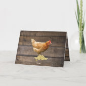  Antieke tractor kerst Kaart (Achterkant)