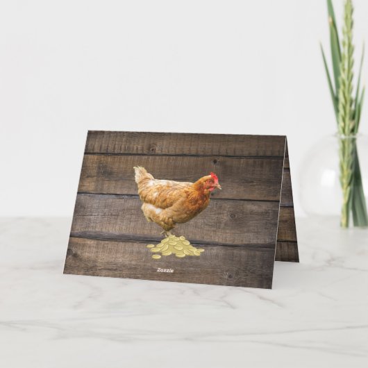  Antieke tractor kerst Kaart (Achterkant)