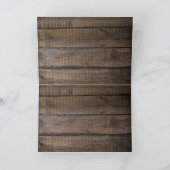  Antieke tractor kerst Kaart (Binnen)