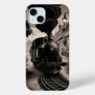 Antieke Treinspoorlijn iPhone 15 Mini Hoesje