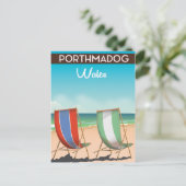 Antieke Treinwagons Briefkaart (Staand voorkant)