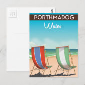 Antieke Treinwagons Briefkaart (Voorkant / Achterkant)