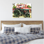 ANTIEKE TREKKERS CANVAS AFDRUK (Insitu (Slaapkamer))