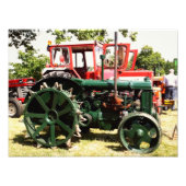 ANTIEKE TREKKERS FOTO AFDRUK (Voorkant)