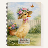 Antieke Tuin Eend Notitieboek (Voorkant)