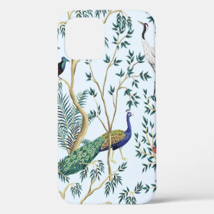 Antieke tuin granaatappel fruitboom, exotische vog iPhone 12 hoesje