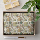 Antieke Tuin Tissuepapier (Geschenk)