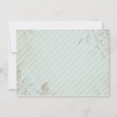 Antieke Tuinfoto Bruiloft Bedankbriefje Kaart (Achterkant)