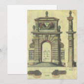 Antieke tuinpoortboog, renaissance-architectuur (Voorkant / Achterkant)