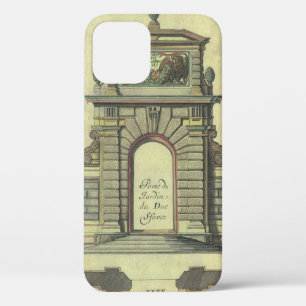 Antieke tuinpoortboog, renaissance-architectuur iPhone 12 hoesje
