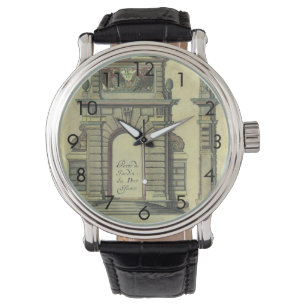 Antieke tuinpoortboog, Renaissance-architectuur Horloge