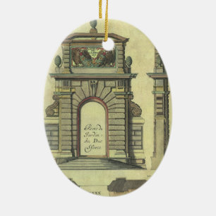 Antieke tuinpoortboog, Renaissance-architectuur Keramisch Ornament