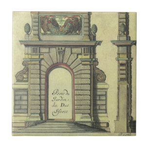Antieke Tuinpoortboog, Renaissancearchitectuur Tegeltje