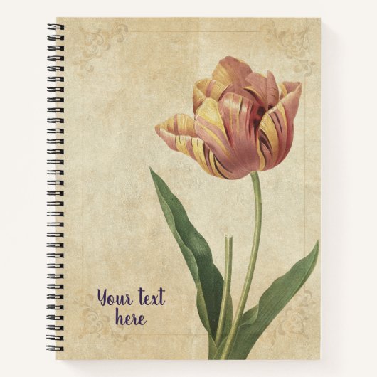 Antieke Tulp (Tulipa culta) Notitieboek (Voorkant)