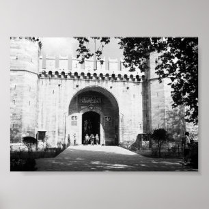 Antieke Turkije Istanbul Topkapi paleispoort Poster