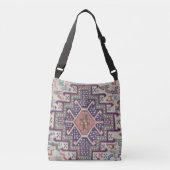 Antieke Turkse Tapijten Kilim Crossbody Tas (Voorkant)