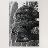 Antieke USA Alaska bruine beer Legpuzzel (Verticaal)