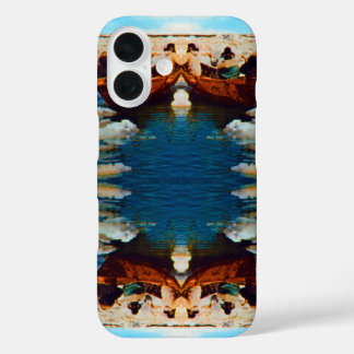 Antieke USA Alaska Eskimo jagers iPhone 16 Hoesje