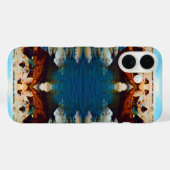 Antieke USA Alaska Eskimo jagers Case-Mate iPhone Case (Achterkant (horizontaal))