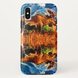 Antieke USA Alaska mannetjes eland  Case-Mate iPhone Case
