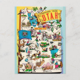 Antieke Utah kaart