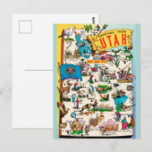 Antieke Utah kaart (Voorkant / Achterkant)