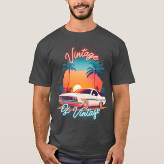 Antieke van Antieke Antieke auto grappige vriend v T-shirt