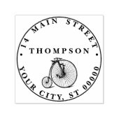 Antieke Velocipede Penny Farthing Fiets Bicycle Bi Zelfinktende Stempel (Design)