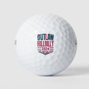 Antieke verkiezingen Outlaw Hillbilly Amerikaanse  Golfballen