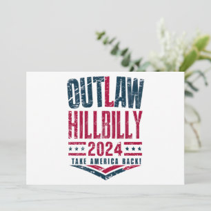 Antieke verkiezingen Outlaw Hillbilly Amerikaanse  Kaart