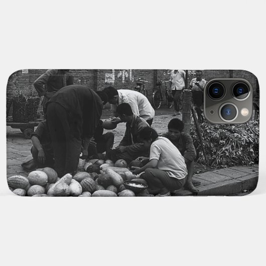 Antieke verkopers op de Changsha-markt in China Case-Mate iPhone Case (Achterkant (horizontaal))