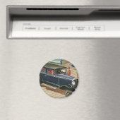 Antieke Vervoer, Auto op de Steiger bij de Oceaan Magneet (Insitu (Vaatwasser))