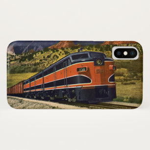 Antieke Vervoer in Amerikaans Westen, Trein 158 iPhone X Hoesje