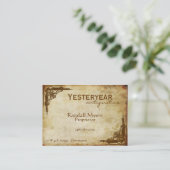 Antieke Victoriaans Visitekaartje (Staand voorkant)