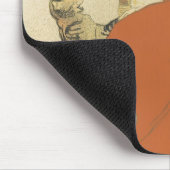 Antieke Victoriaanse Art Nouveau, Meisje met melkk Muismat (Hoek)