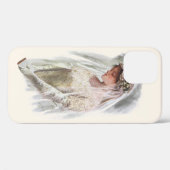 Antieke Victoriaanse bruid met Bijbel Harrison Fis Case-Mate iPhone Case (Achterkant (horizontaal))
