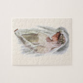 Antieke Victoriaanse bruid met Bijbel Harrison Fis Legpuzzel (Horizontaal)