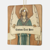Antieke Victoriaanse engel van William Morris Keramisch Ornament (Links)