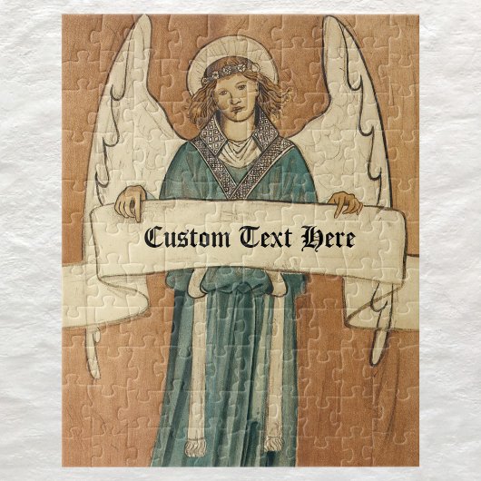 Antieke Victoriaanse engel van William Morris Legpuzzel