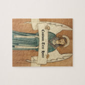 Antieke Victoriaanse engel van William Morris Legpuzzel (Horizontaal)
