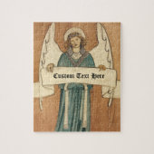 Antieke Victoriaanse engel van William Morris Legpuzzel (Verticaal)