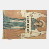 Antieke Victoriaanse engel van William Morris Theedoek (Horizontaal)