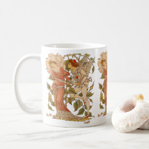 Antieke Victoriaanse kunst, Roos door Walter Crane Koffiemok