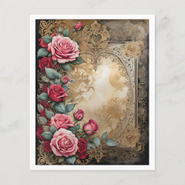 Antieke Victoriaanse papiervel